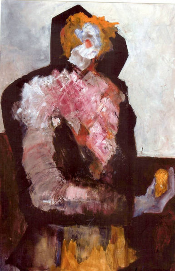 Modern Renaissance Woman in Cloak